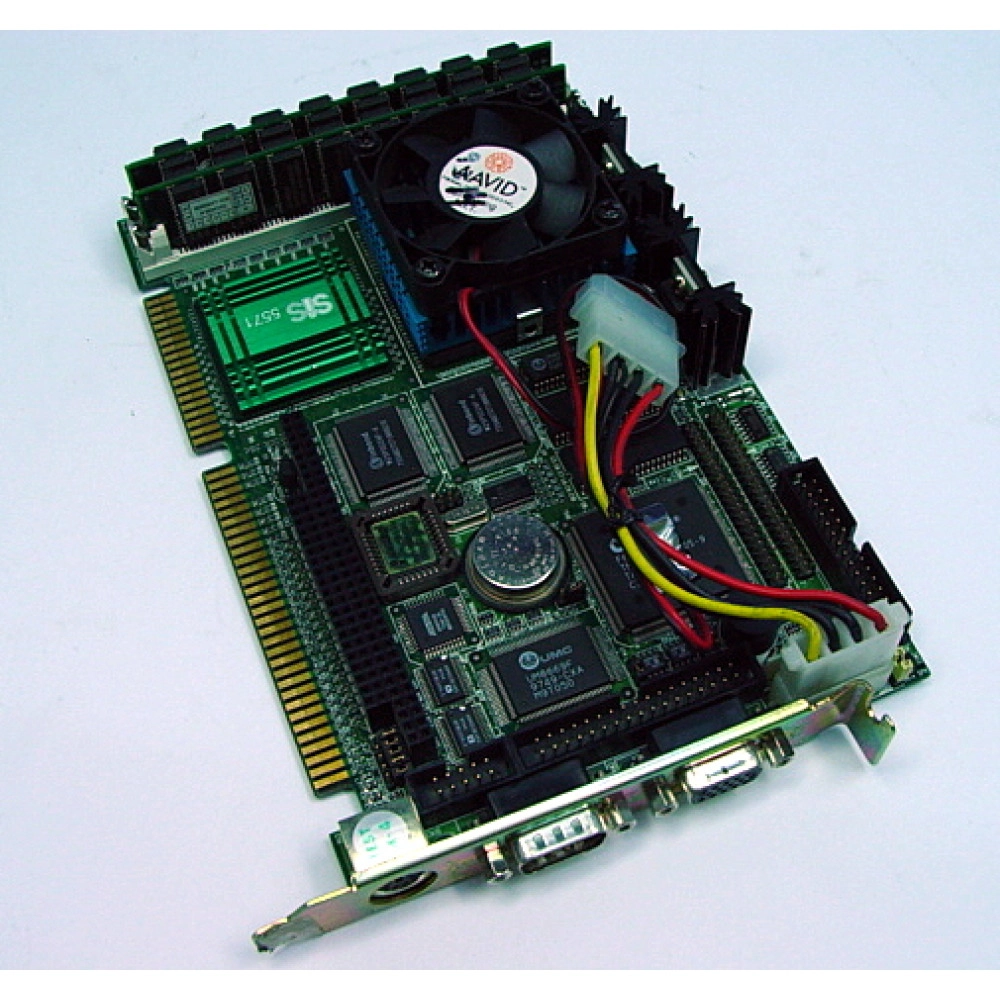 Advantech PCA-6153 REV.A2 ISA PC104 Motherboard - Industrial-Grade Embedded Computing Solution