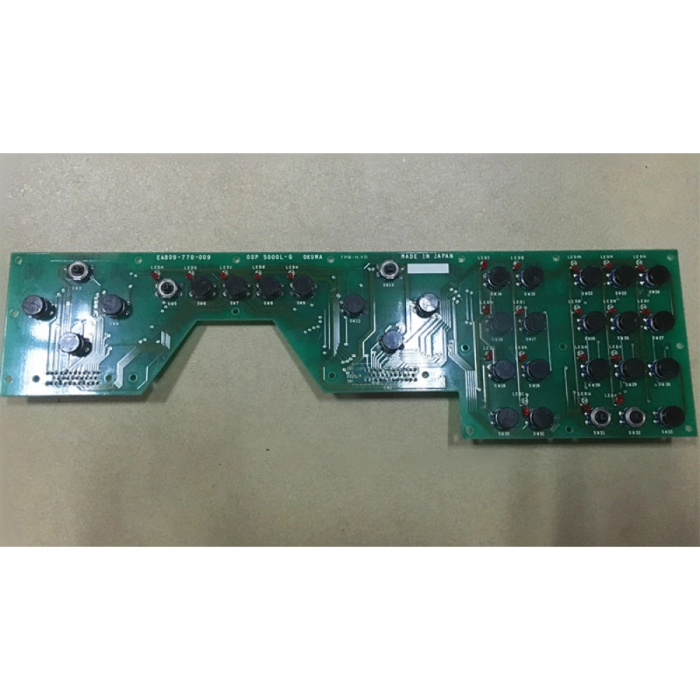 Okuma E4809-770-009 OSP5000L-G PCB Keyboard