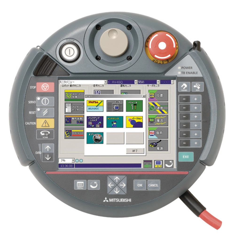 Mitsubishi R57TB-15 Robot Teaching Box: Precision Robotic Control and Programming Excellence