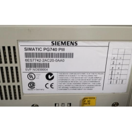 Siemens SIMATIC PG740 III 6ES7742-2AC20-0AA0 Programming and Diagnostic Tool