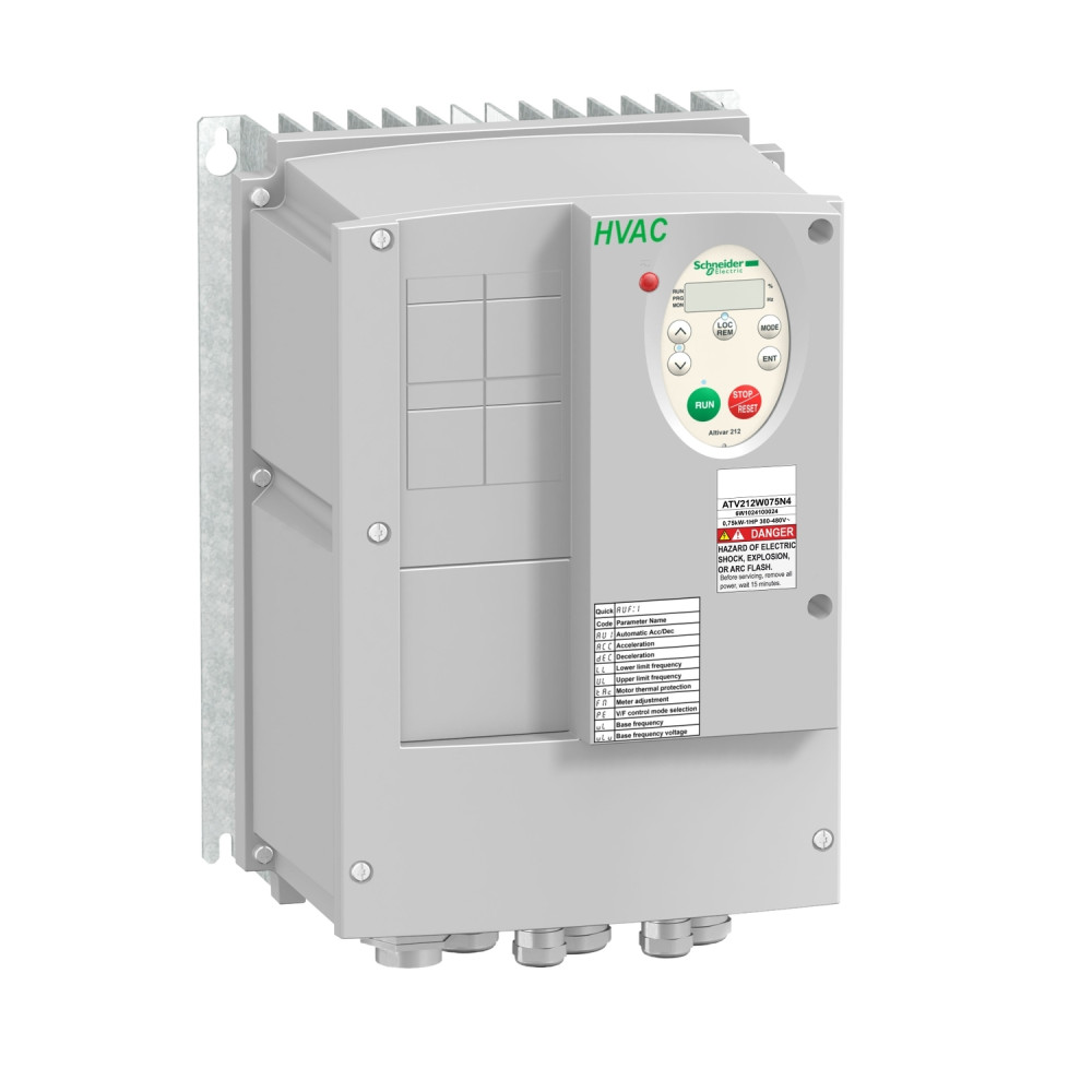 Schneider ATV212W075N4C Variable Speed Drive - 0.75kW