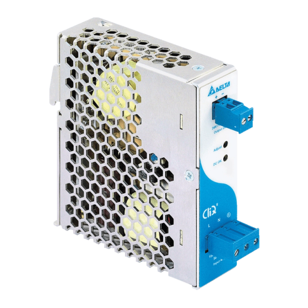 Delta DRP024V060W1BA DIN Rail Power Supply - Reliable Industrial Power Solution