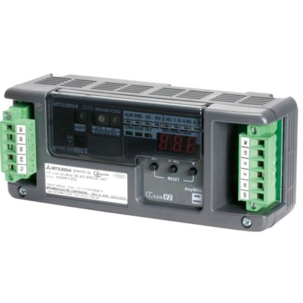 Mitsubishi NZ2AW1C2D2 CC-Link−AnyWire DB A20 Bridge Module | Advanced Industrial Communication