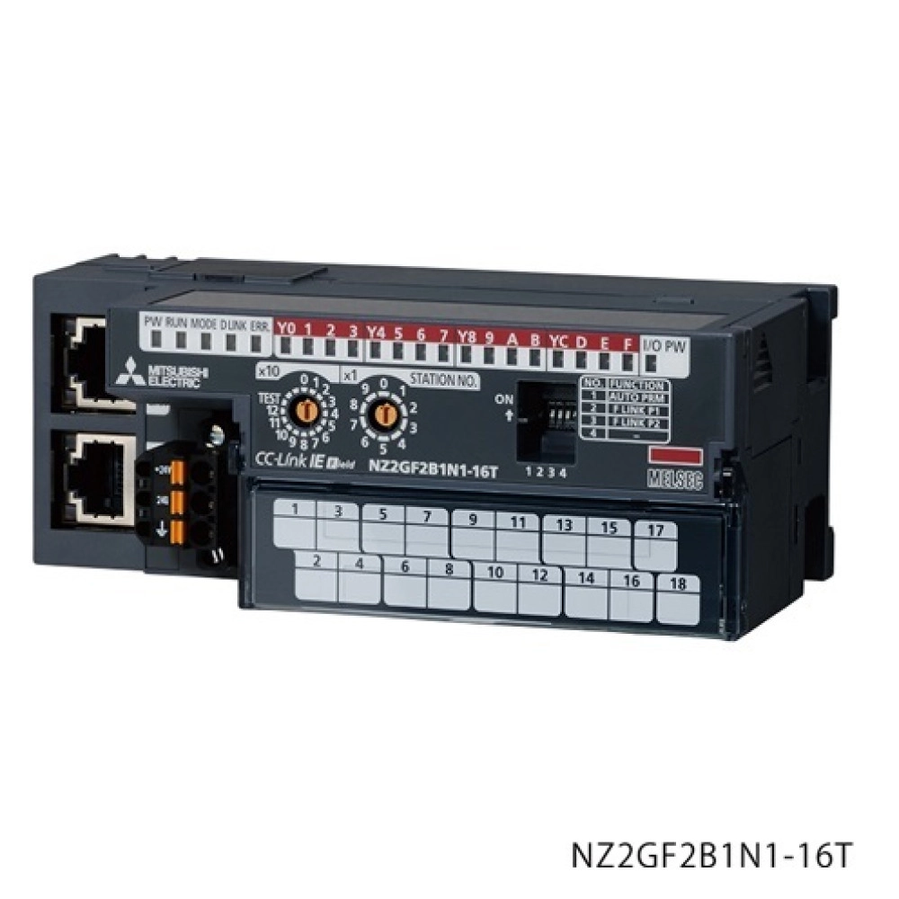 Mitsubishi NZ2GF2B1N1-16T PLC CC-Link IE Field I/O Module - Industrial Automation Solution
