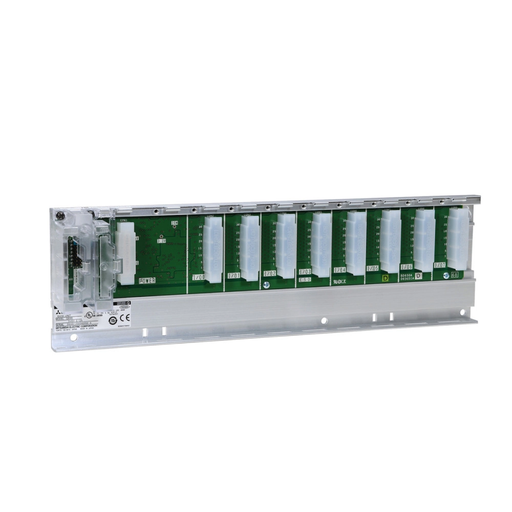 Mitsubishi Q68B PLC Q Series Extension Unit – Integrated Power Supply + 8 I/O Slots