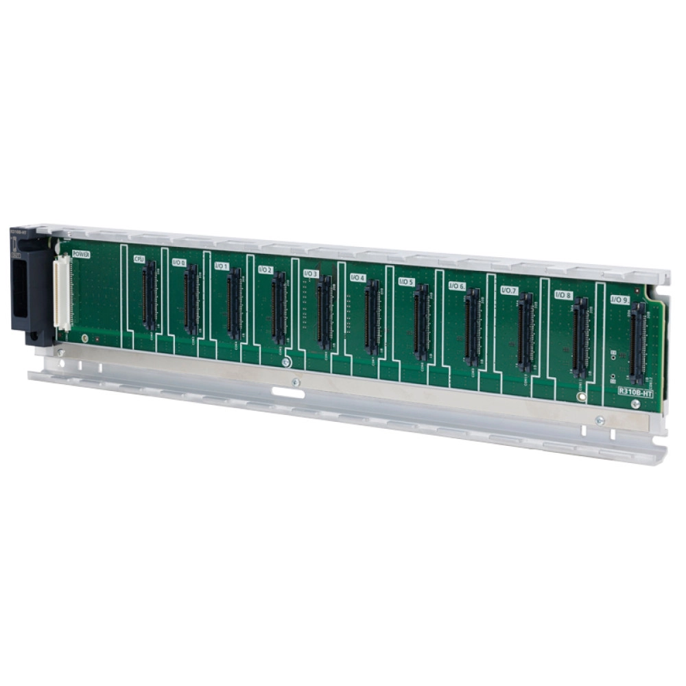 Mitsubishi R310B-HT PLC iQ-R Series Main Base, 10 Slot, Extreme Temperature
