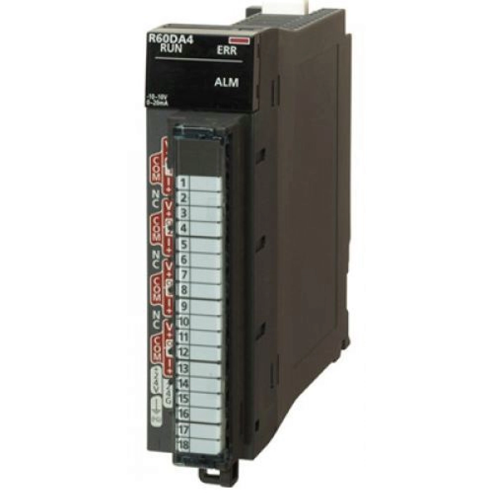 Mitsubishi R60DA4 PLC iQ-R Series Analog Output Module