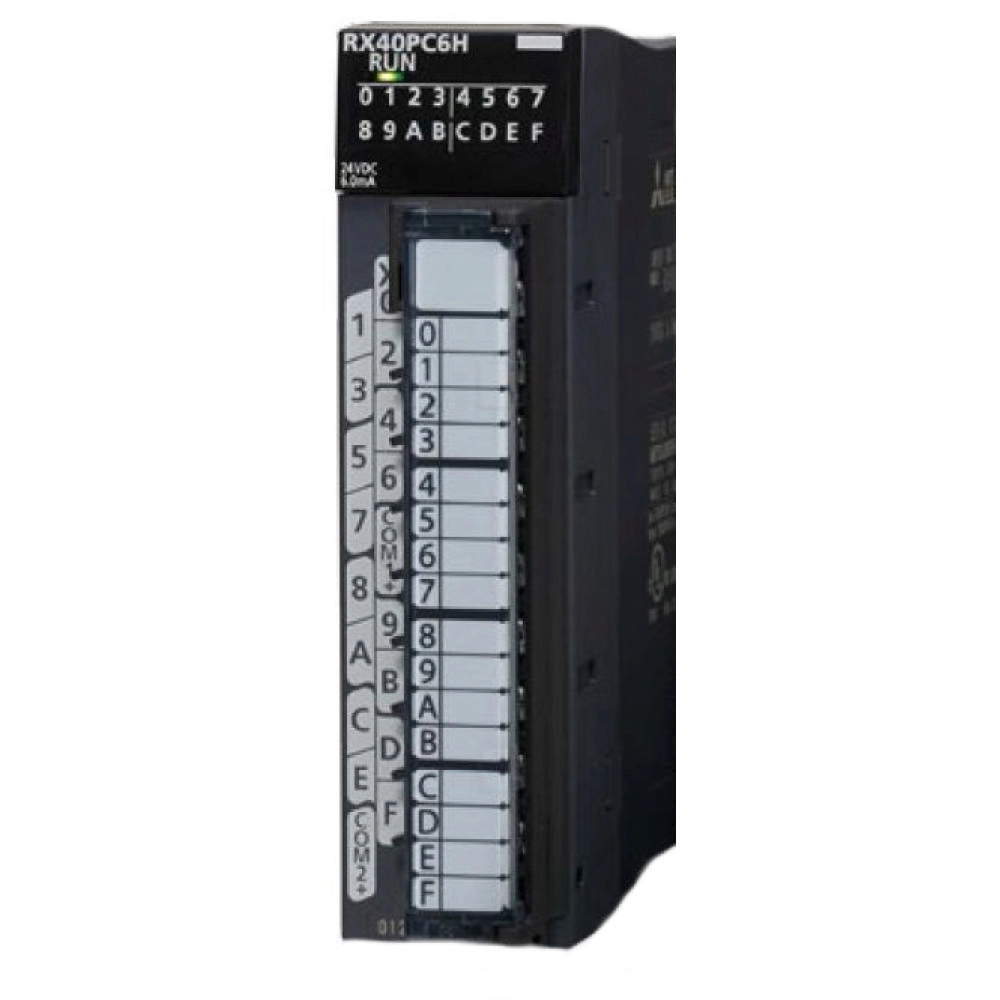 Mitsubishi RX40PC6H PLC iQ-R Series; DC High-Speed Input, Positive, 16 Points