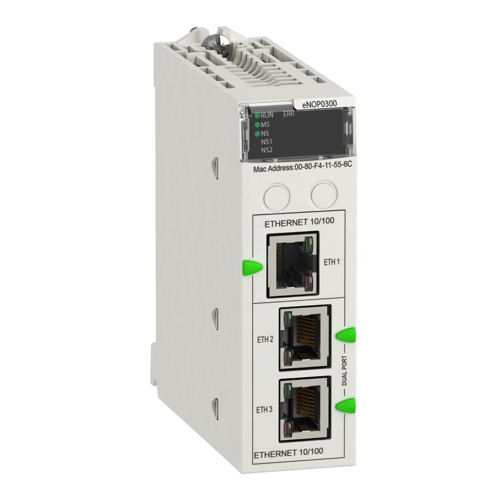 Schneider BMENOC0321C Ethernet Module M580 - 3 Subnets - IP Forwarding - Coated