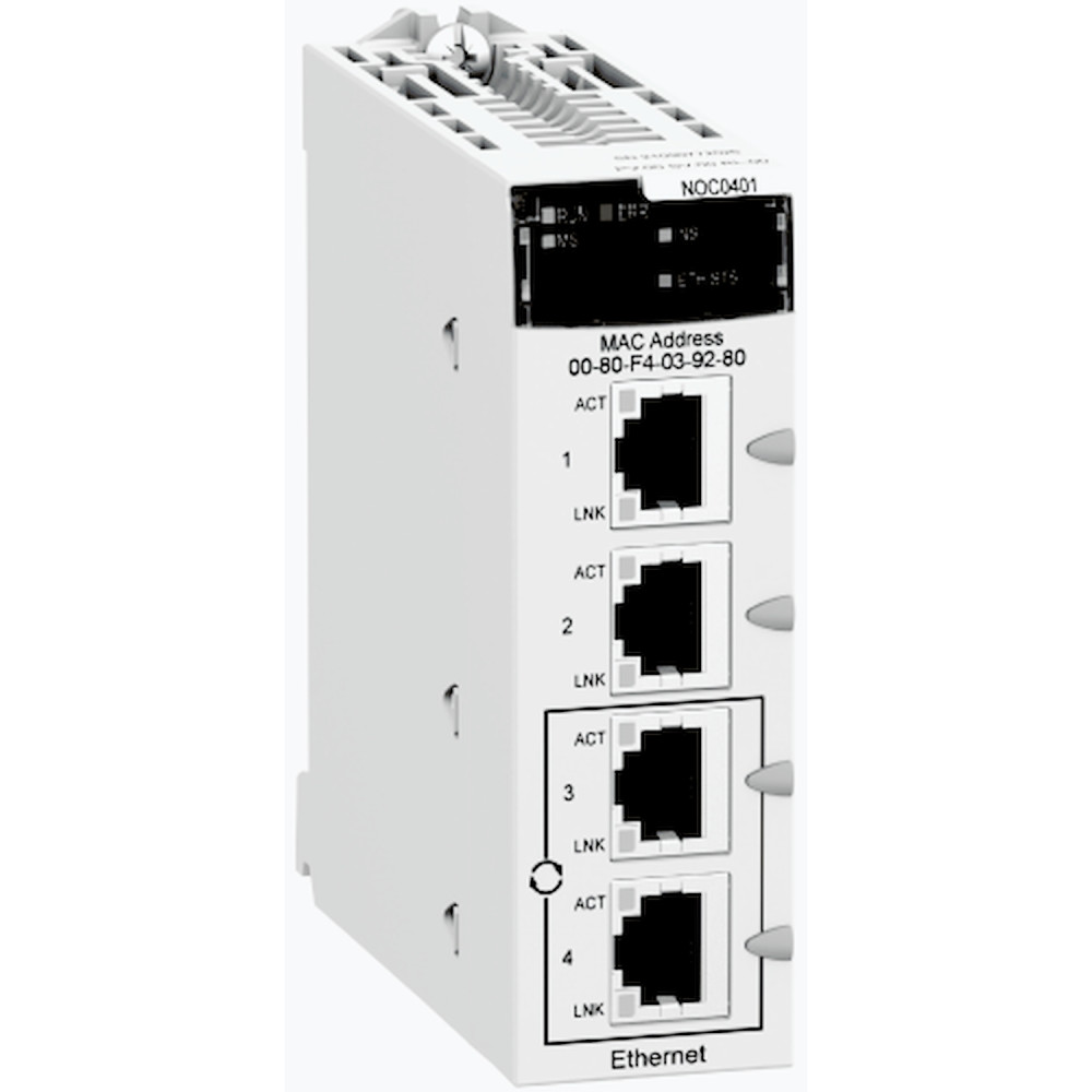 Schneider BMXNOC0401 Ethernet Module for M340 – 4 x RJ45 10/100