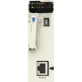 Schneider BMXP341000 M340 Processor Module - 512 Discrete + 128 Analog I/O - Modbus