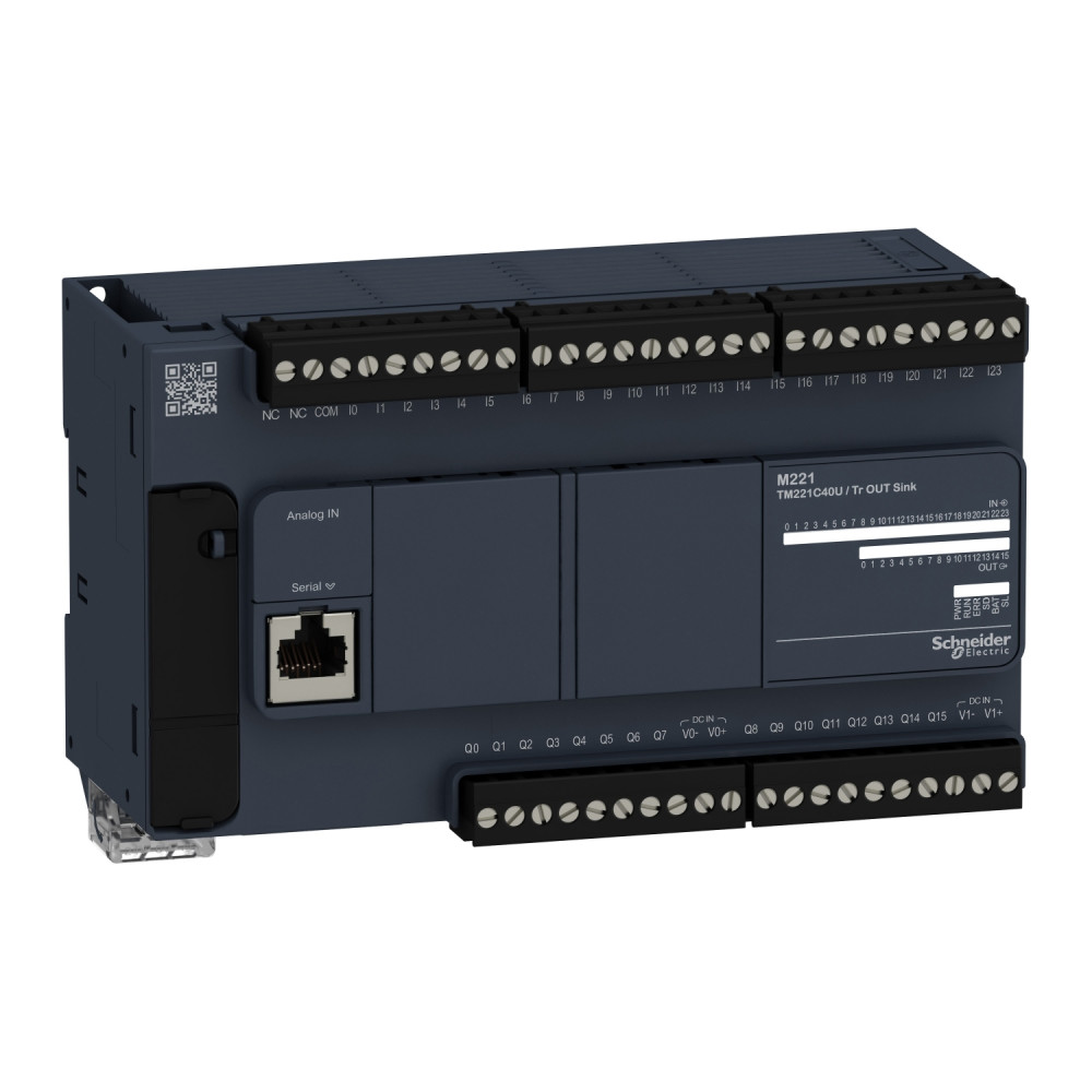 Schneider TM221C40U Controller M221-40IO TR.NPN | Advanced Programmable Logic Controller