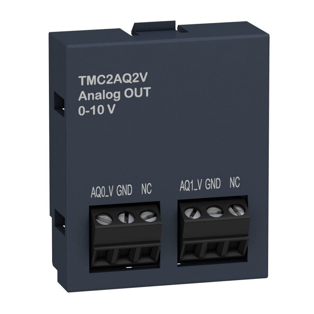 Schneider TMC2AQ2V Cartridge M221 - 2 Analog Voltage Outputs - I/O Extension Module