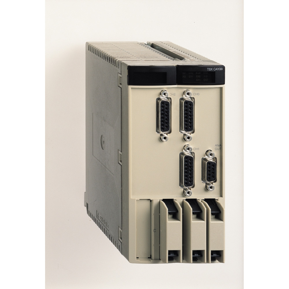 Schneider TSXCAY33 Motion Control Module - 3 Axis Servomotor Controller (8 ms to 10 s)