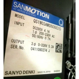 Sanyo Denki QS1W03AM0XXXXC15 High-Precision Servo Motor Drive