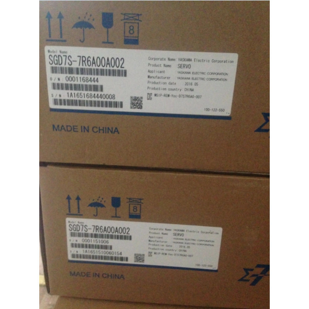 Yaskawa SGD7S-7R6A00A002 Servo Driver 850W