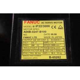 Fanuc A06B-0275-B100 Servo Motor - Precision Motion Control