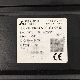 Unleash Precision Power with Mitsubishi HG-SR734BJKW0C-S170210 AC Servo Motor!