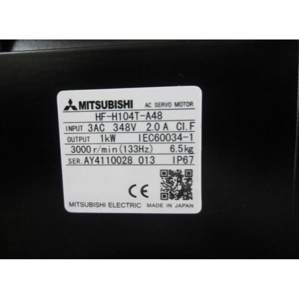Mitsubishi HF-H104T-A48 1kW Servo Motor – High Precision AC Servo Motor