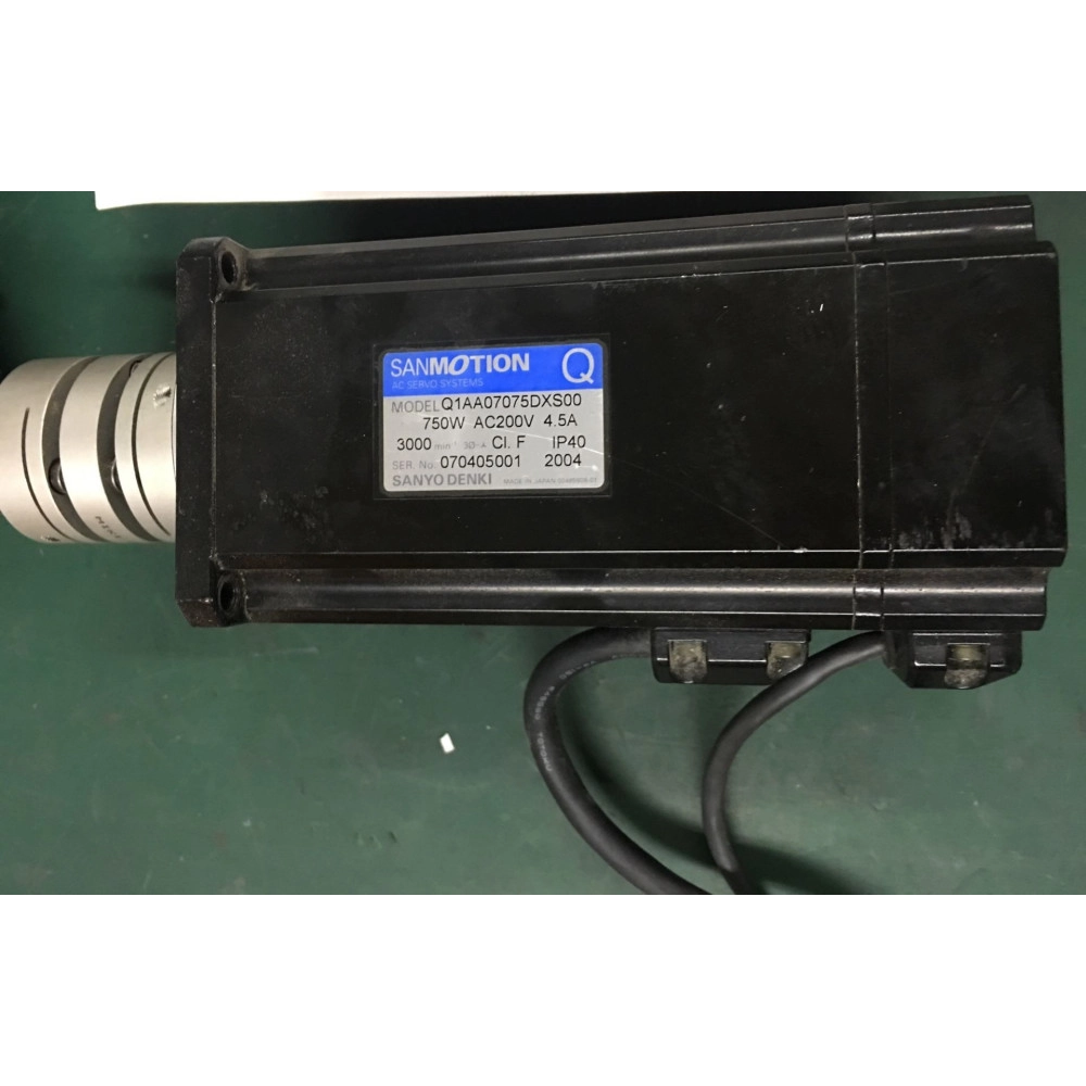 Sanyo Denki Q1AA07075DXS00 High-Performance Servo Motor